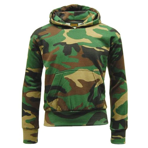 Kids Woodland Camo Hoodie by Game